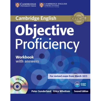 Рабочая тетрадь Objective Proficiency Second edition Workbook with answers with Audio CD