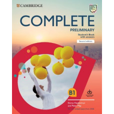 Учебник Complete Preliminary 2nd Edition Student's Book with Answers with Online Practice