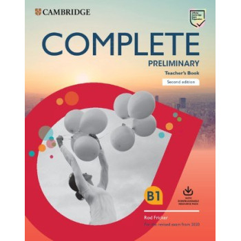 Книга для учителя Complete Preliminary 2nd Edition Teacher's Book with Downloadable Resource Pack