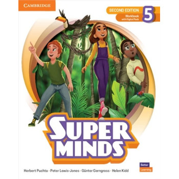 Рабочая тетрадь Super Minds 2nd Edition 5 Workbook with Digital Pack