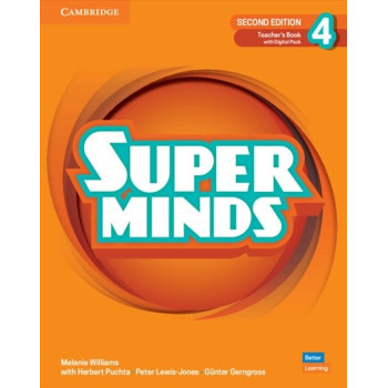 Книга для учителя Super Minds 2nd Edition 4 Teacher's Book with Digital Pack