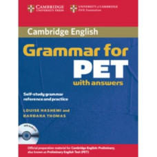  Грамматика Cambridge Grammar for PET Book with answers and Audio CD