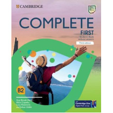 Учебник Complete First Third edition Student's Book without Answers