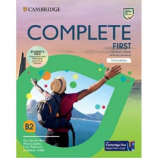 Учебник Complete First Third edition Student's Book Pack (SB without Answers, WB without Answers )