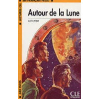 Книга Lectures en francais facile 1 Autour de la Lune Livre+CD