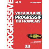 Книга Vocabulaire Progressif du Français 3e Édition Intermédiaire + CD + App-web