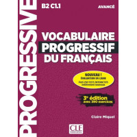 Книга Vocabulaire Progressif du Français 3e Édition Avancé Livre avec CD audio + Livre-web