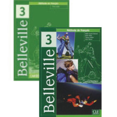 Комплект учебник и рабочая тетрадь Belleville 3 Livre de L`eleve at Cahier d`exercices avec CD audio