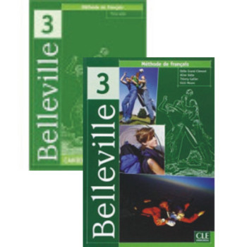 Комплект учебник и рабочая тетрадь Belleville 3 Livre de L`eleve at Cahier d`exercices avec CD audio