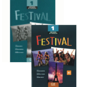 Комплект учебник и рабочая тетрадь Festival 1 Livre de l'élève at Cahier d'exercices avec CD