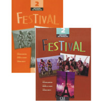 Комплект учебник и рабочая тетрадь Festival 2 Livre de l'élève at Cahier d'exercices avec CD