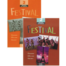 Комплект учебник и рабочая тетрадь Festival 2 Livre de l'élève at Cahier d'exercices avec CD