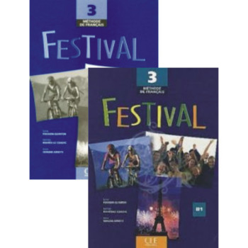 Комплект учебник и рабочая тетрадь Festival 3 Livre de l'élève at Cahier d'exercices avec CD