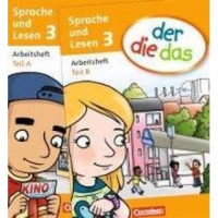 Рабочая тетрадь der die das - 3 Arbeitsheft Sprache Teil A und B im Paket