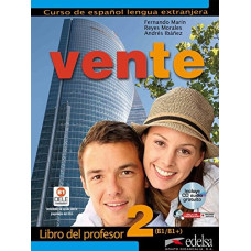 Книга для учителя Vente 2 Libro Del Profesor + CD