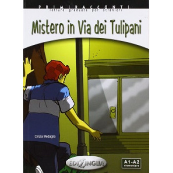  Книга Primiracconti (A1-A2) Mistero in via dei Tulipani + CD Audio