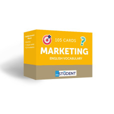 Карточки для изучения английских слов Marketing English 105 карточек