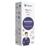 Карточки для изучения английских слов 500 карточек Business English (укр.)