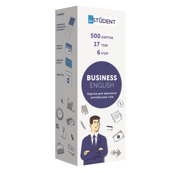 Карточки для изучения английских слов 500 карточек Business English (укр.)