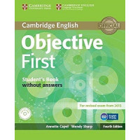 Учебник Objective First Fourth edition Student's Book without answers with CD-ROM