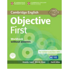 Рабочая тетрадь Objective First Fourth edition Workbook without  answers with Audio CD