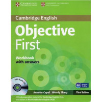 Рабочая тетрадь Objective First Fourth edition Workbook with answers with Audio CD