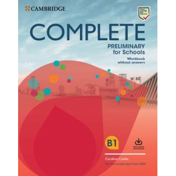 Рабочая тетрадь Complete Preliminary for Schools Workbook without Answers