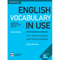Книга English Vocabulary in Use Fourth Edition Pre-Intermediate and Intermediate with eBook and key