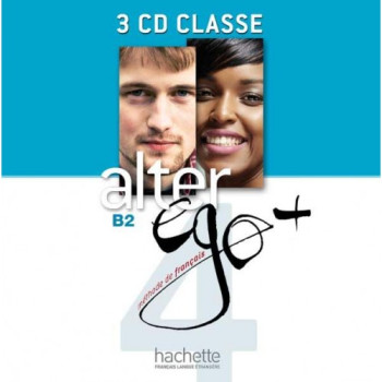 Диски Alter Ego+ :Niveau 4 CD audio classe (x4)