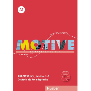 Рабочая тетрадь Motive A1 Arbeitsbuch mit MP3-CD Lektion 1-8