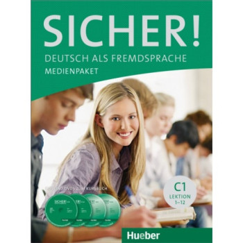 Диски Sicher! C1 Medienpaket (2 AudioCDs und 2 DVDs zum Kursbuch)