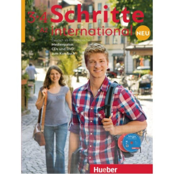 Диски Schritte international Neu Medienpaket zu Band 3 und 4 Audio-CDs und DVD