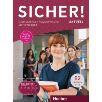 Диски Sicher! Aktuelle B2 Medienpaket (2 AudioCDs und 2 DVDs zum Kursbuch)