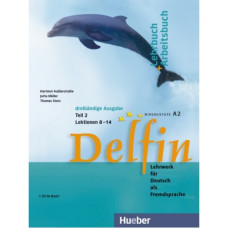 Учебник Delfin Teil 2 Lektionen 8-14 Lehrbuch and Arbeitsbuch mit Audio-CD