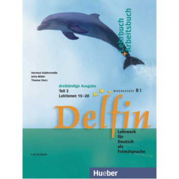 Учебник Delfin Teil 3 Lektionen 15-20 Lehrbuch and Arbeitsbuch mit Audio-CD