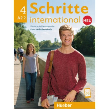 Учебник Schritte international Neu 4 Kursbuch + Arbeitsbuch + CD zum Arbeitsbuch