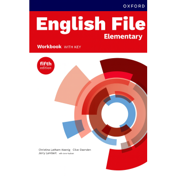 Рабочая тетрадь English File fifth edition Elementary Workbook with key