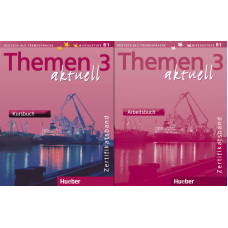 Учебник и рабочая тетрадь Themen aktuell 3 Zertifikatsband Paket (Kursbuch und Arbeitsbuch)