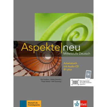Рабочая тетрадь Aspekte 1 Neu B1+ Arbeitsbuch mit Audio CD