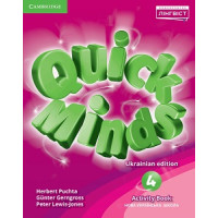 Рабочая тетрадь Quick Minds (Ukrainian edition) 4 Activity Book