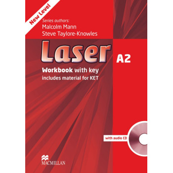 Рабочая тетрадь Laser 3rd Edition A2  Workbook with key and audio CD