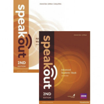 Комплект учебник и тетрадь Speakout 2nd Edition Advanced Student's Book and Workbook with Key