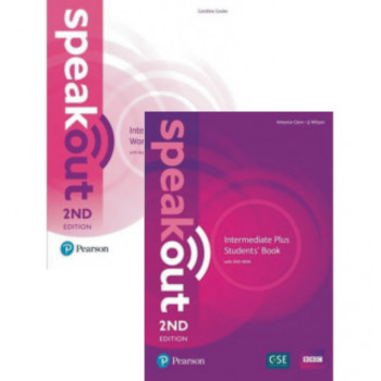 Комплект учебник и тетрадь Speakout 2nd Edition Intermediate Plus Student's Book and Workbook with Key