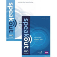 Комплект учебник и тетрадь Speakout 2nd Edition Intermediate Student's Book and Workbook with Key