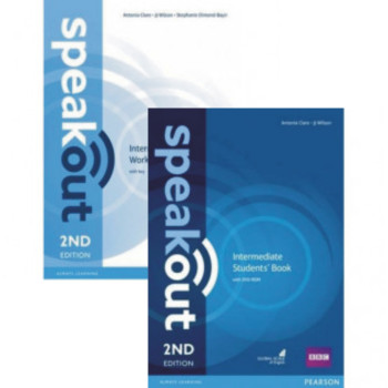 Комплект учебник и тетрадь Speakout 2nd Edition Intermediate Student's Book and Workbook with Key