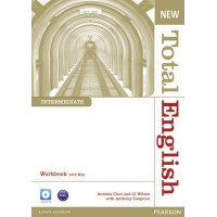 Рабочая тетрадь New Total English Intermediate Workbook with Key and Audio CD Pack