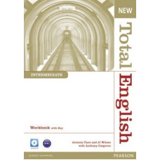 Рабочая тетрадь New Total English Intermediate Workbook with Key and Audio CD Pack