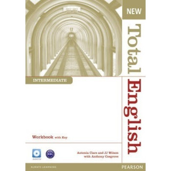 Рабочая тетрадь New Total English Intermediate Workbook with Key and Audio CD Pack