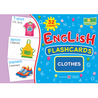 Карточки английских слов English: flashcards. Clothes / Одежда