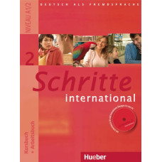  Книга Schritte international 2 Kursbuch + Arbeitsbuch mit Audio-CD zum Arbeitsbuch und interaktiven Übungen
